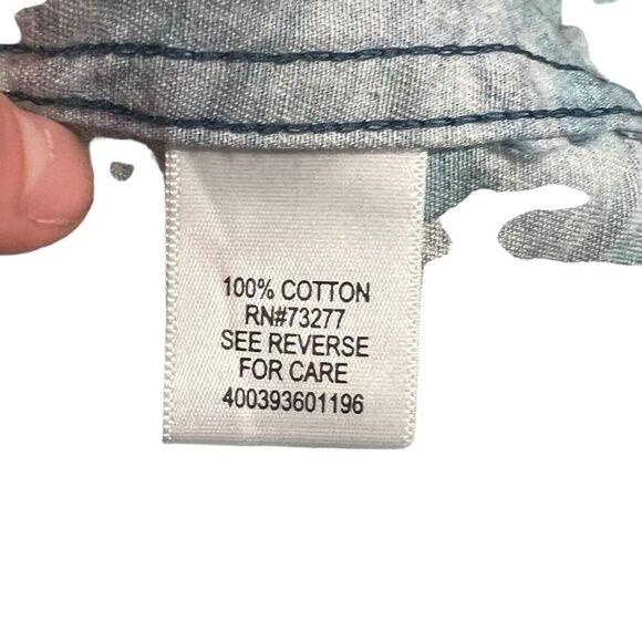 Croft & Barrow pheasant patterned button down shirt - Picture 5 of 8